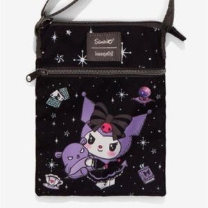 Loungefly Kuromi Crystal Ball Passport Crossbody Bag